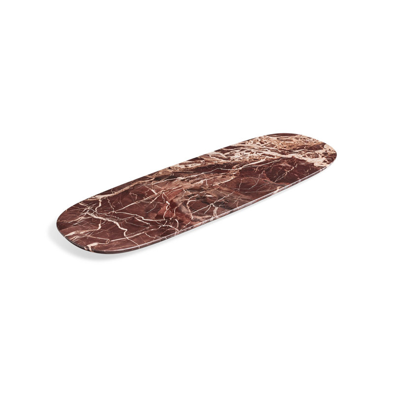 Delicious Marble Decorative Tray, Cherry Marble, 1" H x 26" W x 9" D