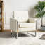 Fauteuil club en velours capitonné l 31,5 po Charo-1226879970