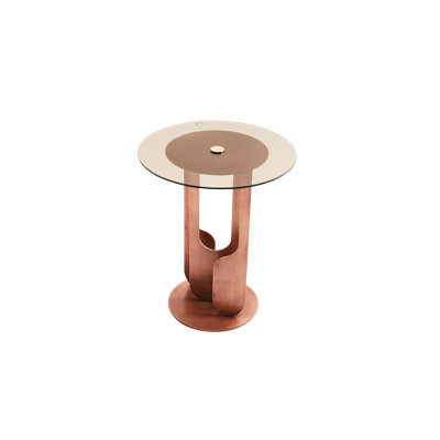 Egg Designs 'Drop' Glass End Table