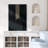 Minimal Landscape " Geometric Black Colour Field Grey Stripe Abstract Shapes Minimalism Contemporary Nordic Wall Decor "-97558823-97558822