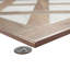 Kings Forest Lattice 17-5/8 In. X 17-5/8 In. Ceramic Floor And Wall Tile-570875785