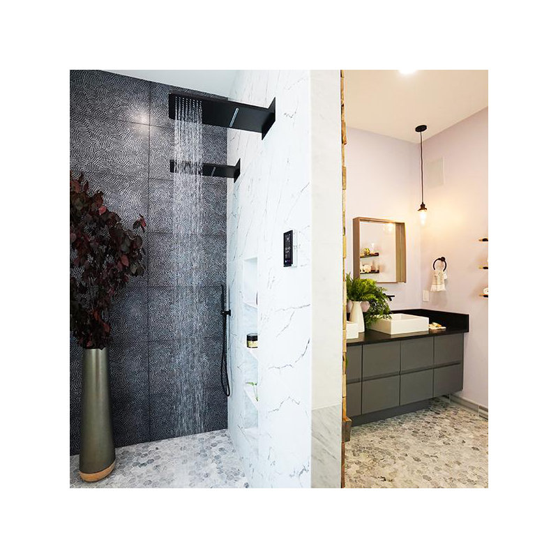 Kascade Multi Function Fixed Shower Head, Brushed Nickel