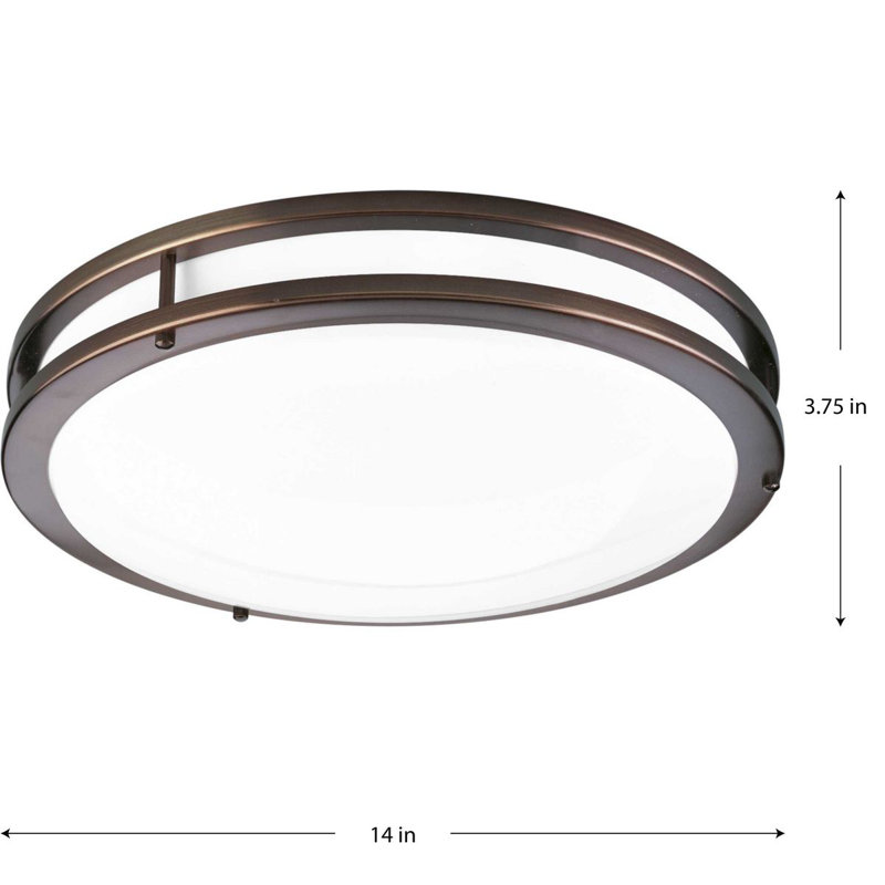 LED Flush Mount, Urban Bronze