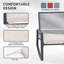 Ensemble de patio en métal Smooth Rocking Comfort