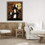 Cadre flottant Ghostly Haunted House, design par Natalie Carpentieri-373917968-373917971