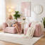  Chaises d'appoint rembourrées Blush