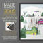 «Candy Ski Village I», reproduction encadrée - bois massif-16508550-16508573