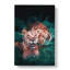 Lioness Duo In Abstract - Wrapped Canvas-55307647