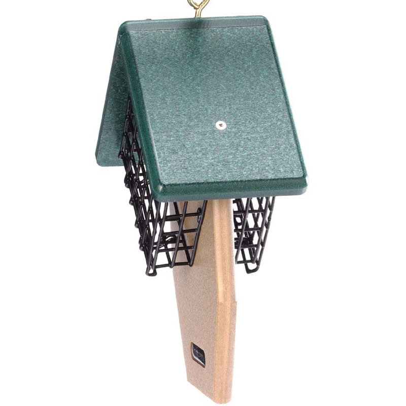 Mangeoire à oiseaux recyclée à double queue