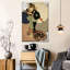 Femme Samurai Warrior sur toile-1637155668