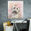 «Flower Crown Goldendoodle 7» par Furbaby Affiliates, art mural sur toile