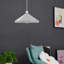 19cm H Metal Cone Lamp Shade ( Screw On )-1797270562