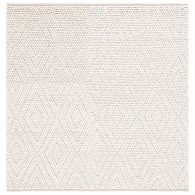 Natura Hand Woven Wool Pile With Cotton Backing Geometric Rug