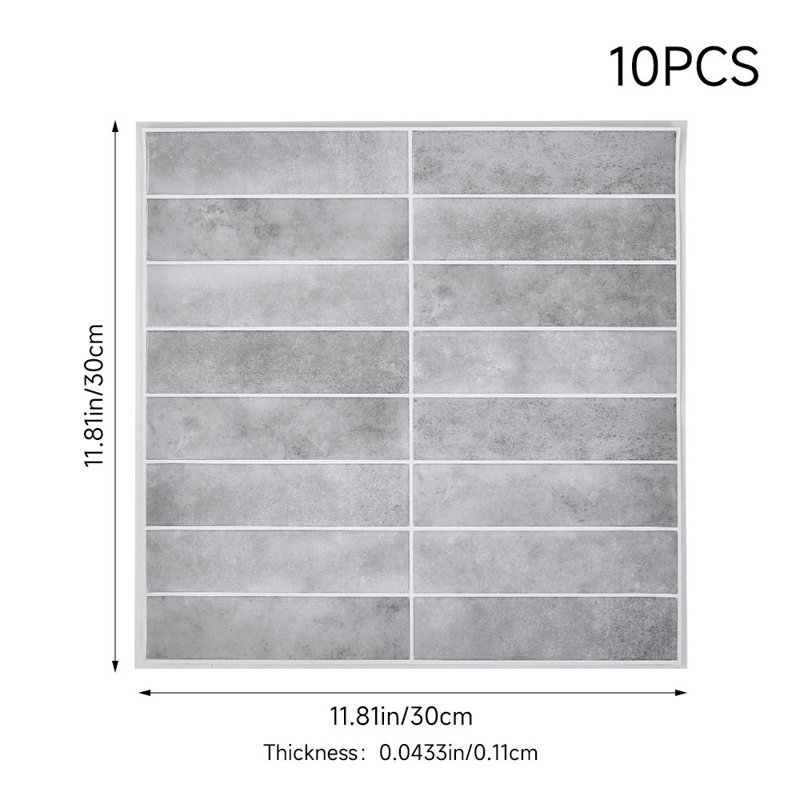 No Subject Wall Decals, Light Grey