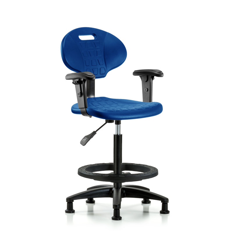 Kashmeir Task Chair, Glides, Adjustable