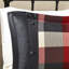 Housse de couette 6 pièces à chevrons avec tissu doux pour très grand / très grand lit avec taies d'oreiller et taies décoratives