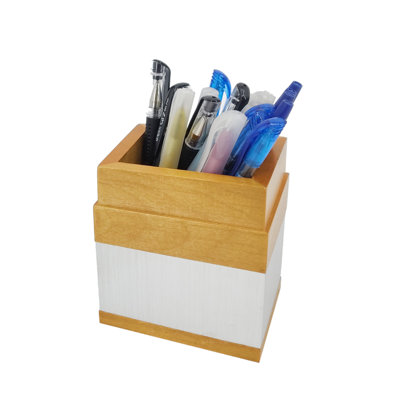 Aryah Wood Desk Organizer