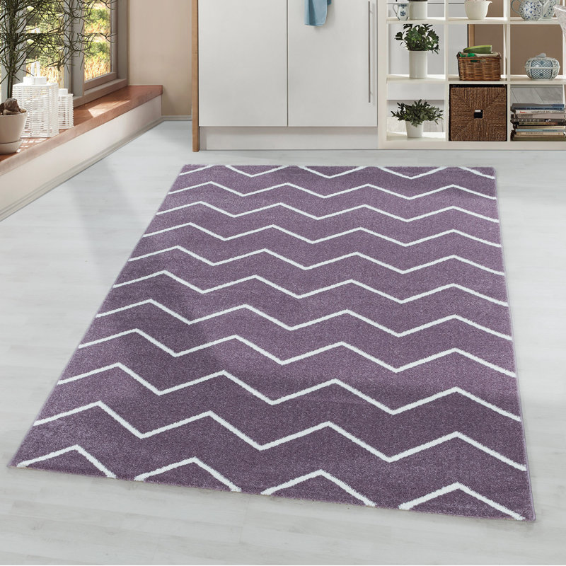 Eustache Solid Colour Flatweave Area Rug, Rectangle 160 x 230cm