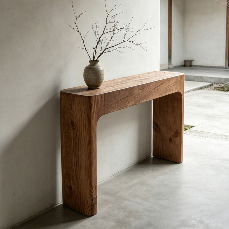 Console Wabi-Sabi, H 31,5 po x l 63 po x P 11,8 po