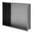 Stainless Steel Shower Niche, Gunmetal Black-931356774-931356772