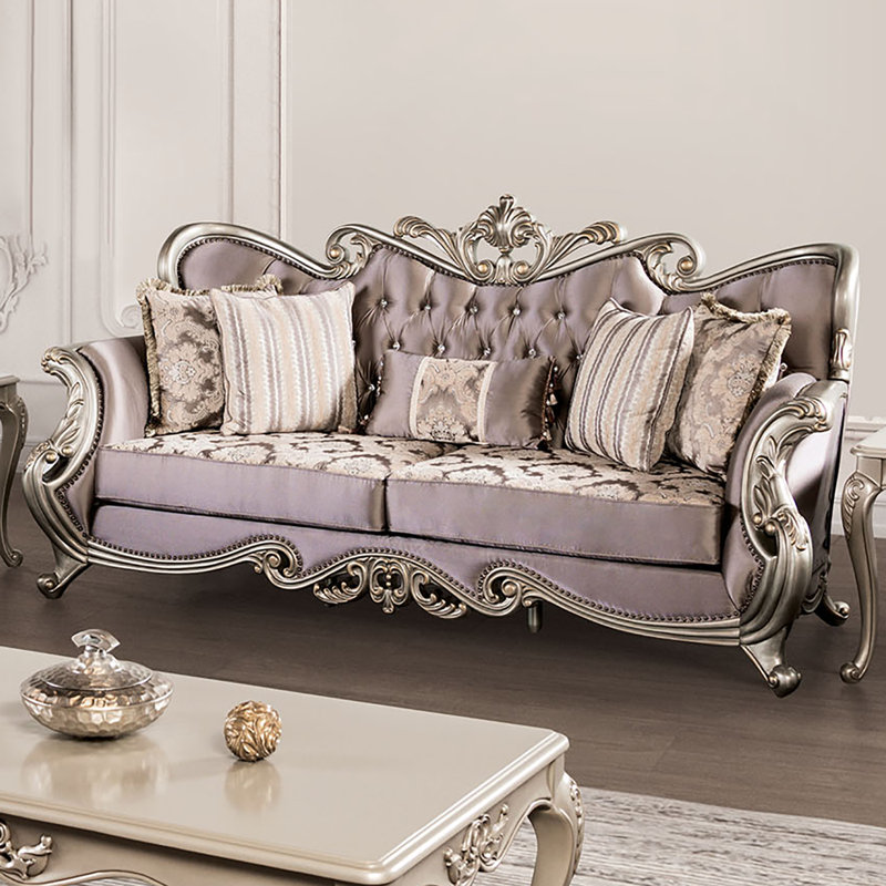 Canapé Dyllon, Mauve, Doré