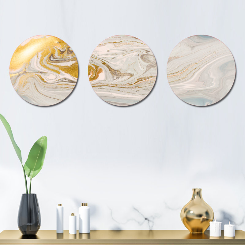 Glam Abstract Wall Decor