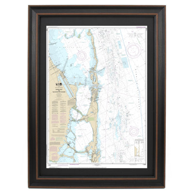 Sands Key To Blackwater Sound | Nautical Chart | Framed Print