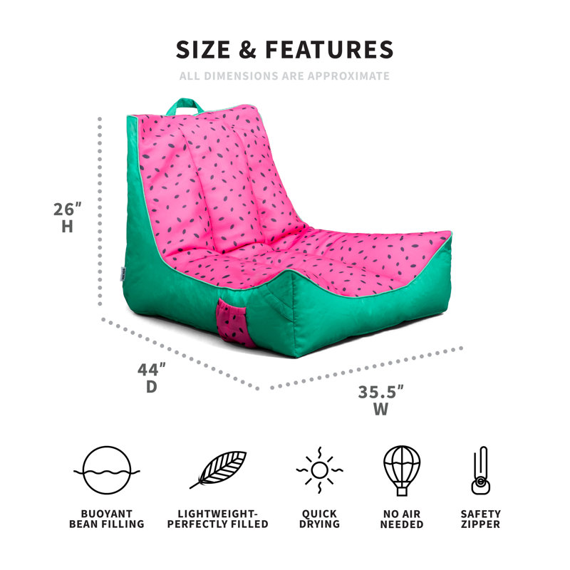 Big Joe Captains Pool Float, Summer Melon