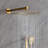 Shower System with Shower Head, Hand Shower, Slide Bar, Bodysprays, Shower Arm, Hose, Valve Trim, and Lever Handles-129759601