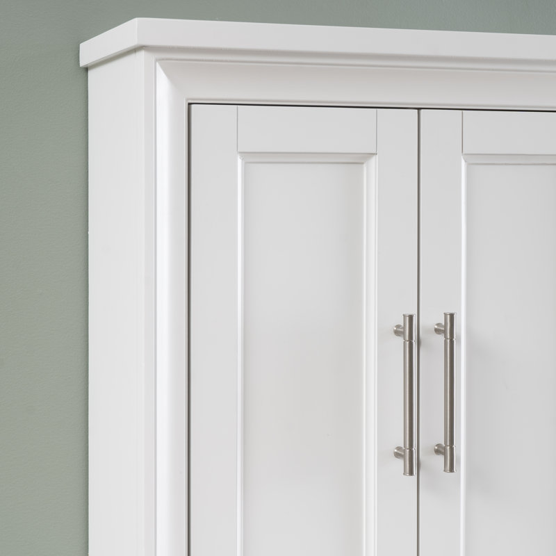 Armoire murale blanche Anaheim 24, Blanc