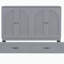 Lit escamotable double avec grands tiroirs, gris-1464613408-1464613409