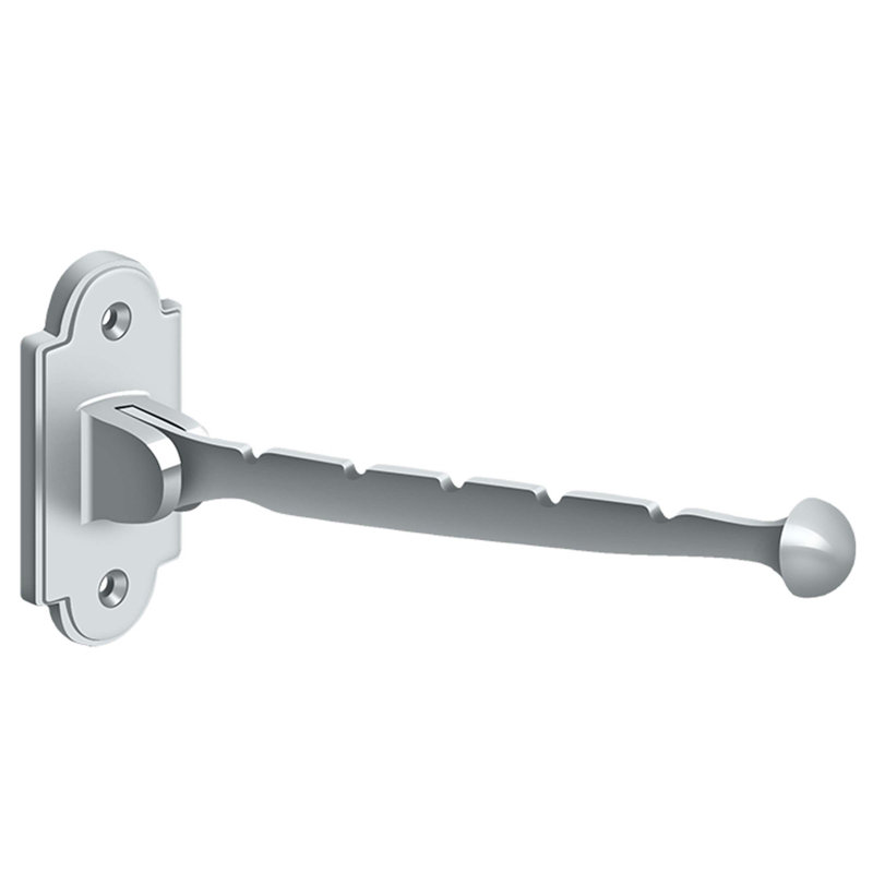 Valet Hook, 7" Projection in Polished Chrome, Bright Chrome