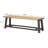 Farmhouse Modern Rattan Bench-1680871135