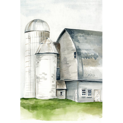 " Watercolor Barn II " by Jennifer Paxton Parker Painting Print