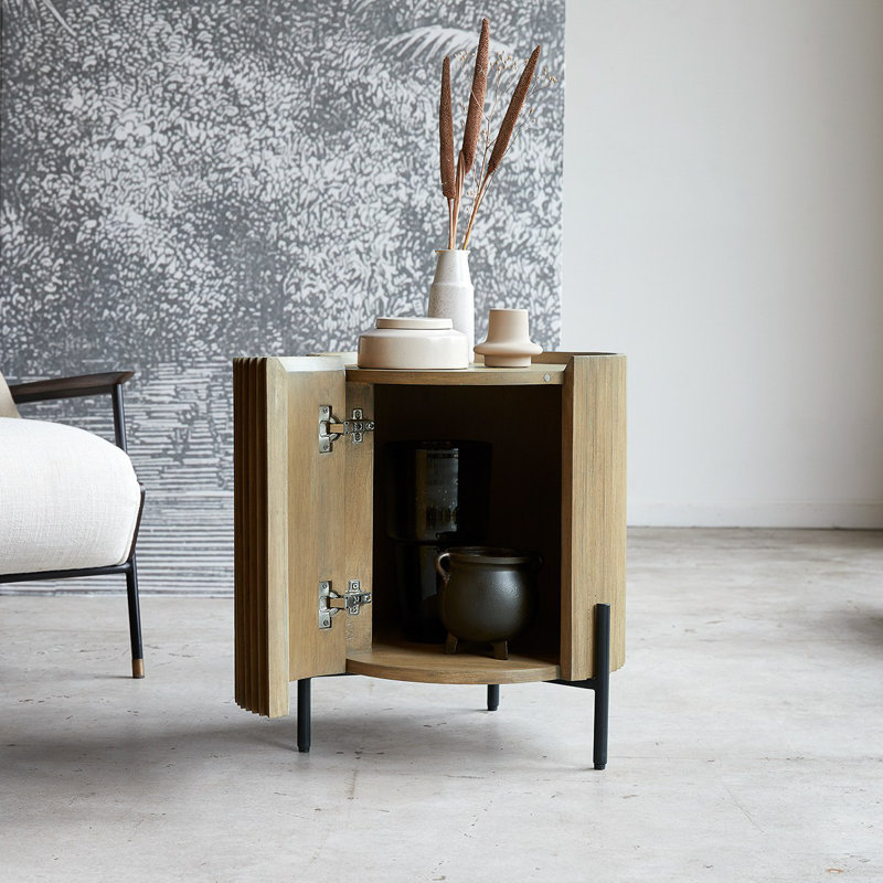 Lou Solid Wood End Table