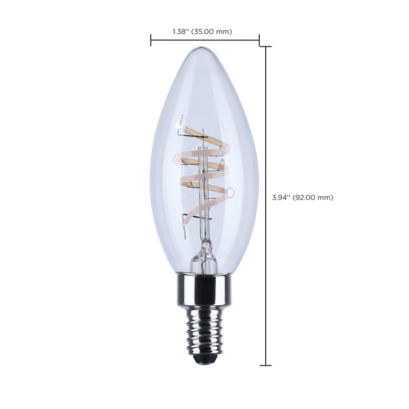 Reminiscent 4 Watt Clear LED Bulb