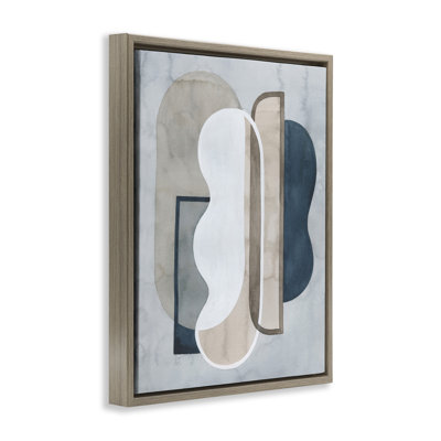 "Layered Wavy Shapes", art mural encadré par Tim Otoole