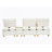 Minimalist Three-Seater Flannel Sofa With Storage And Adjustable Backrest For Living Rooms And Balconies