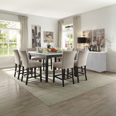 Mifflin 9-piece Counter Height Table Set