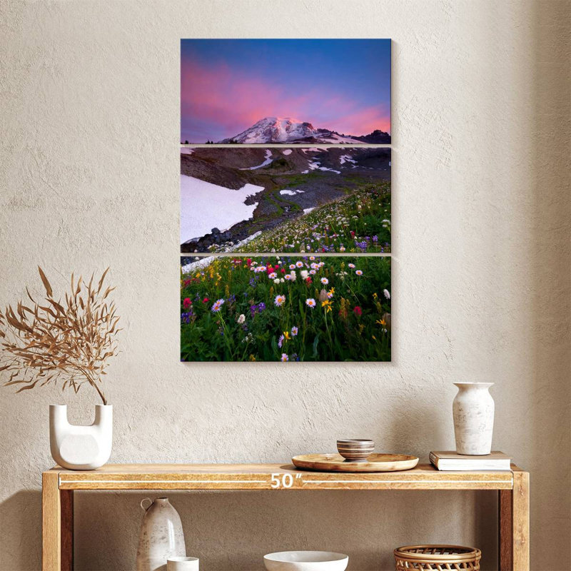 Alvord Mt. Rainier Sunrise, H 38 po x l 24 po