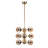 Stephon 9 - Light Sputnik Modern Linear Chandelier