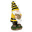 Gnome de jardin solaire avec ruche Exhart