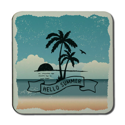 Square 6 Piece Coaster Set