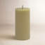 Grande bougie colonne sans flamme champagne-491908930