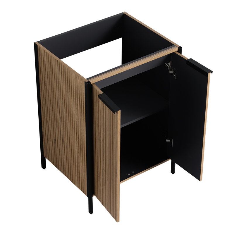 Meuble-lavabo moderne 24 po - Contreplaqué, armoire de contreplaqué à durabilité accrue