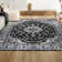 Arignote Modern Persian Floral Cream/Gray/Black Rug