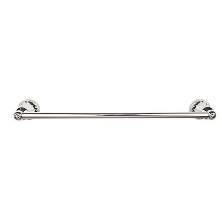 Hudson Bath Single 26 1/4" Wall Mounted  Towel Bar, Polished Nickel