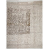 Hand Knotted Area Rug in Ivory And Natural