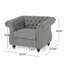 Fauteuil club capitonné