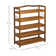 24 Pair Stackable Shoe Rack